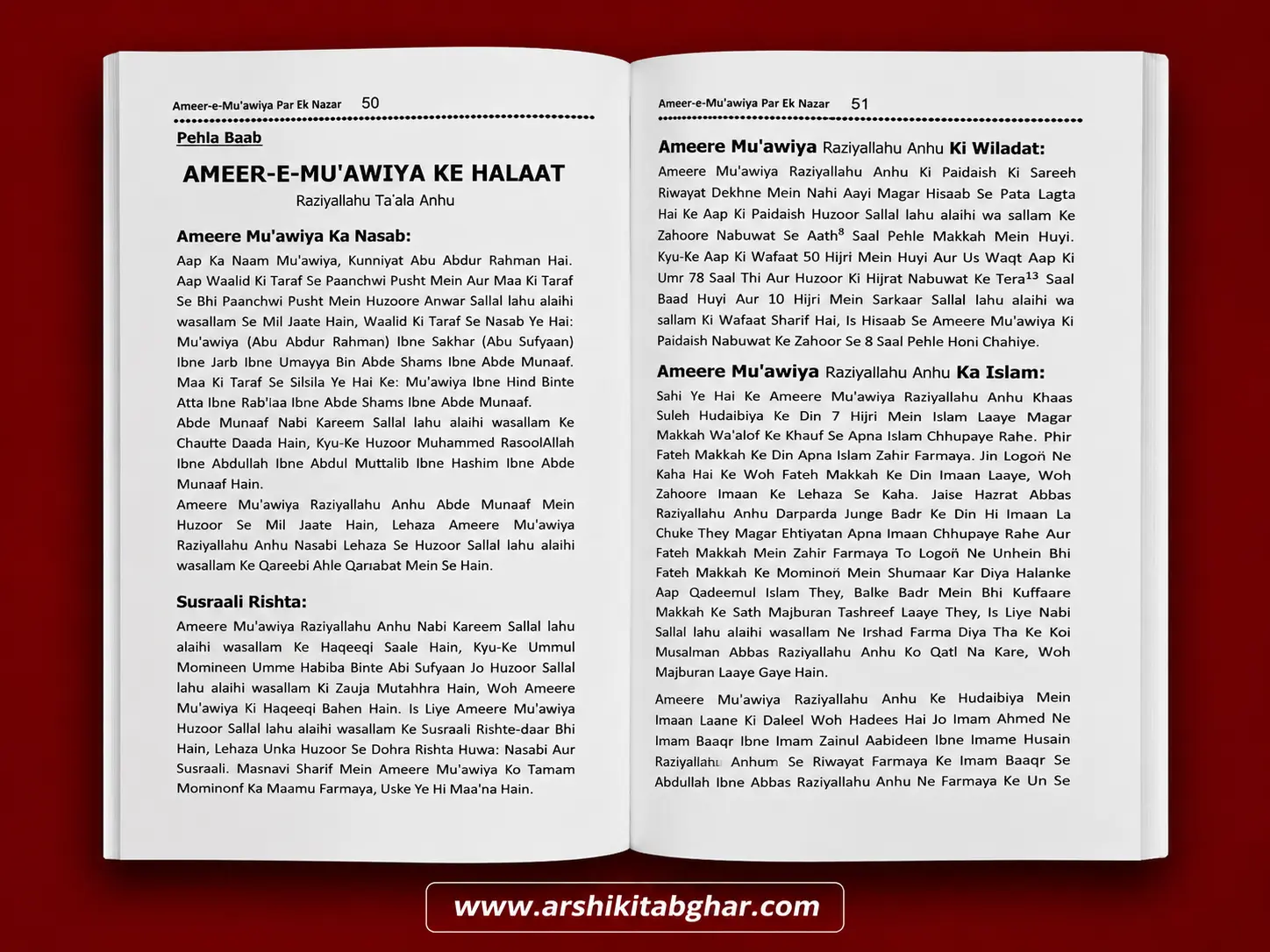 Ameer-e-Muawiyah (Razi Allahu Anhu) – Par Ek Nazar (Roman English) - Image 3